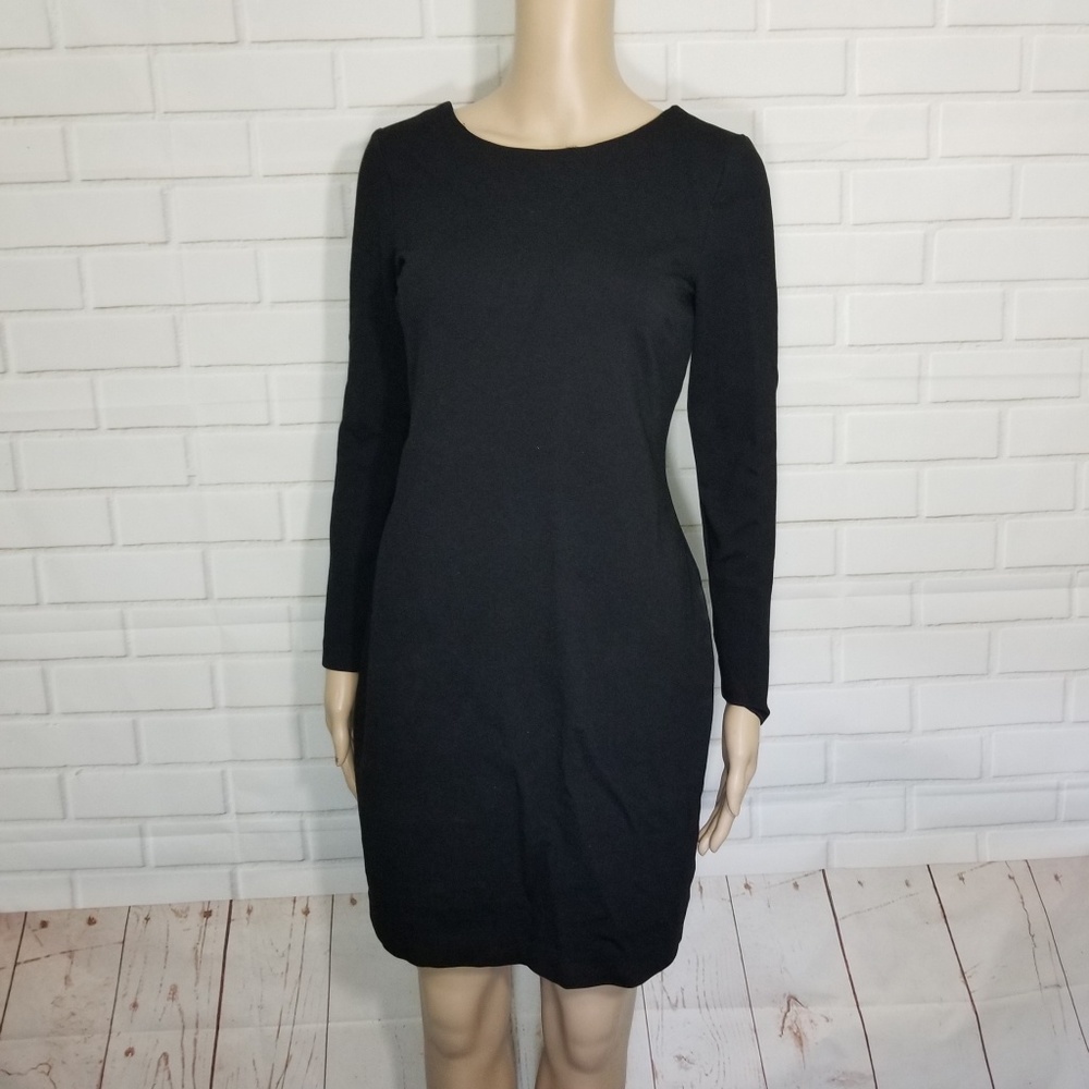 Banana Republic Black Long Sleeve Dress Size 4